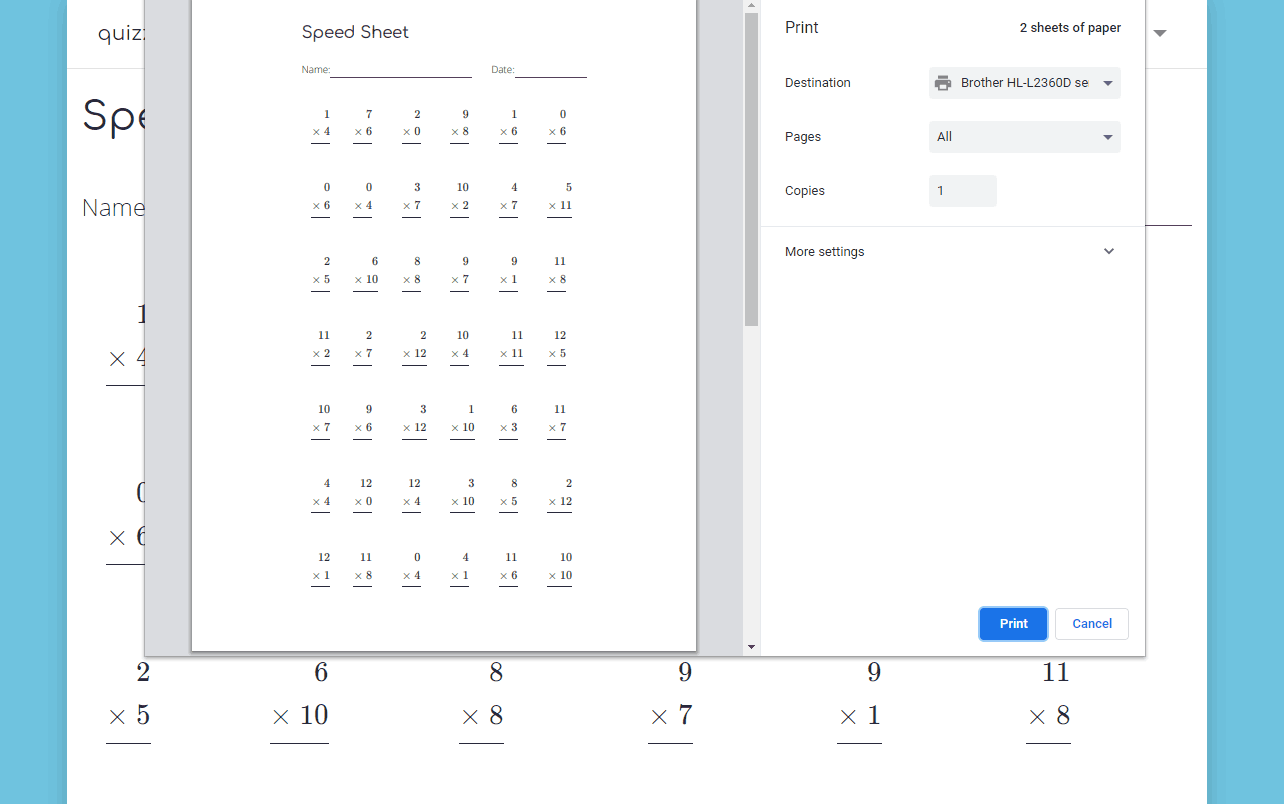 printable worksheets